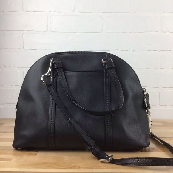 COACH black hand bag shoulder bag crossbody contemporary dark Academia luxury - Picture 3 of 16